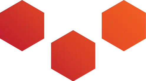 Blurred hexagons